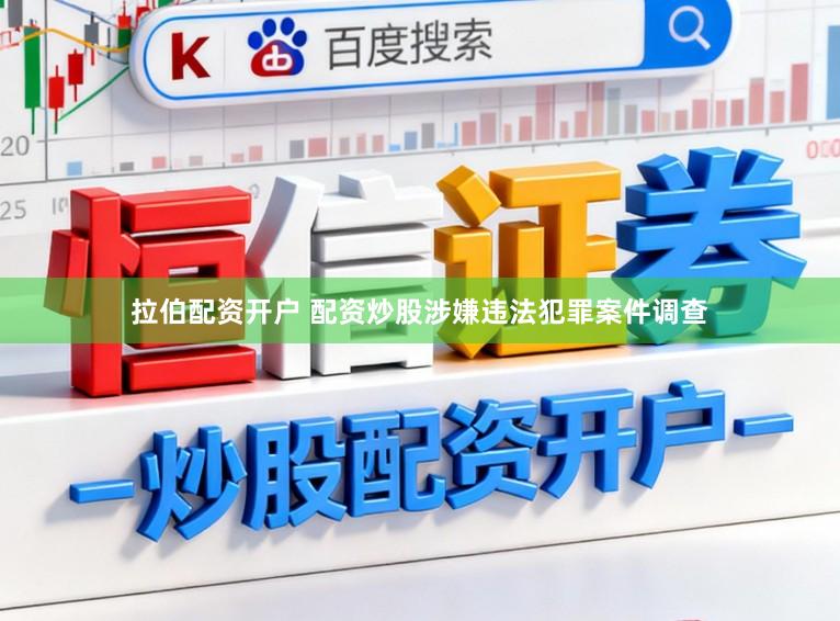 拉伯配资开户 配资炒股涉嫌违法犯罪案件调查